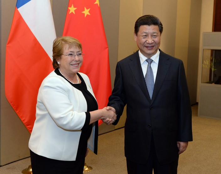 Chinese President Xi Jinping Meets with UN High Commissioner for Human Rights Michelle Bachelet