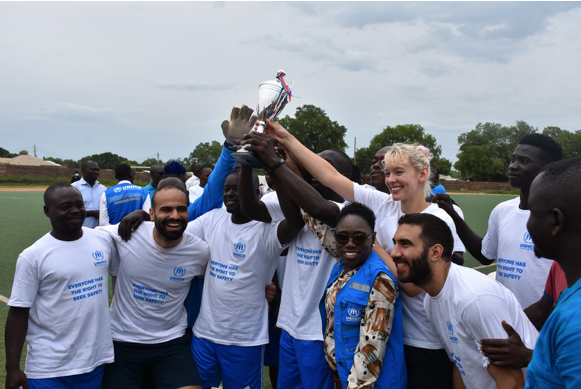 UNHCR crowned football champions on World Refugee Day